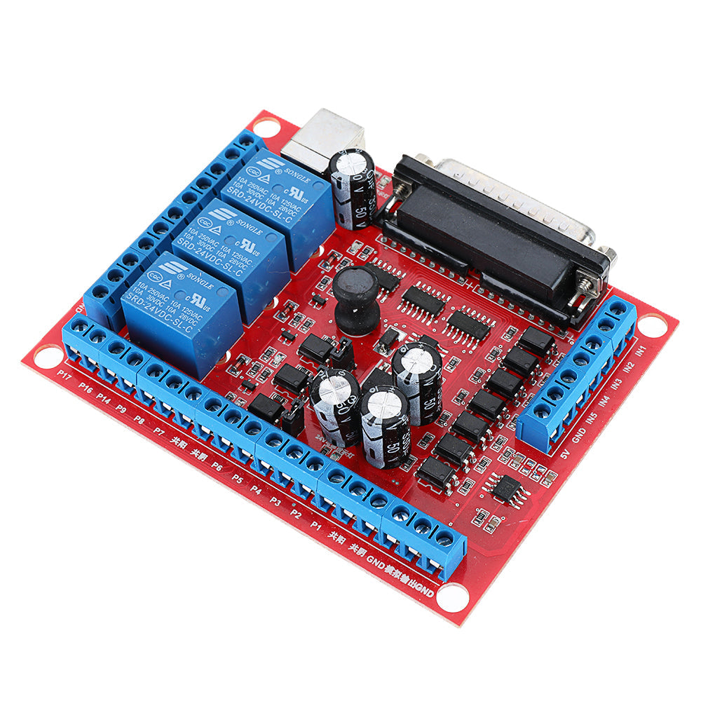 6-assige mach3 graveermachine-interface board pwm spindel cnc stepper stappen motorbesturing board