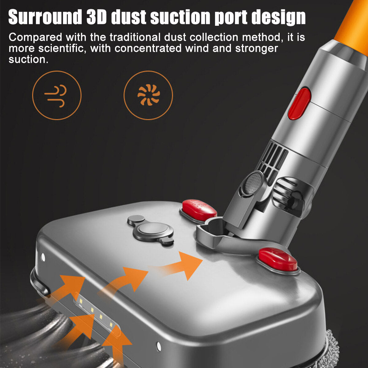 1 stuks elektrische mop hoofd vervangingen voor dyson v7 v8 v10 v11 stofzuiger onderdelen accessoires [niet-originele]