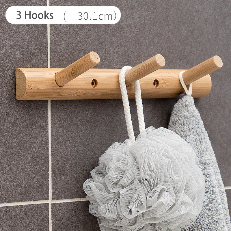 muur bamboe hout opslag kapstok home decoraties voor woonkamer