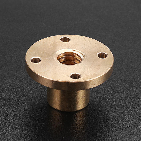 t10 loodschroefmoer 10 mm messingmoer voor cnc
