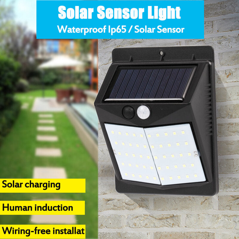 solar sensor light 50/70 / 90led inductie wandlamp voor menselijk lichaam klein
