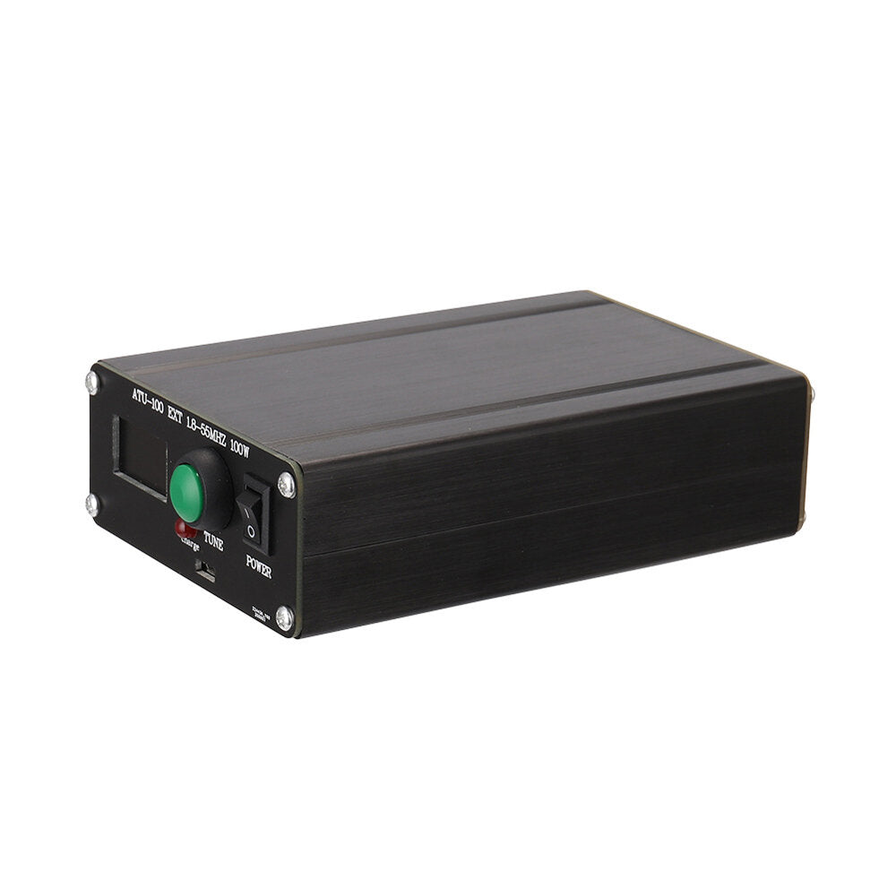 atu-100 1.8-55mhz 100w metalen accessoires gemonteerde mini automatische antenne tuner kortegolf met case tool