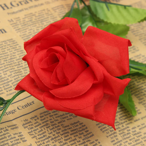 2.4 m kunststof rose bloem groene bladeren garland home garden wedding party decorations