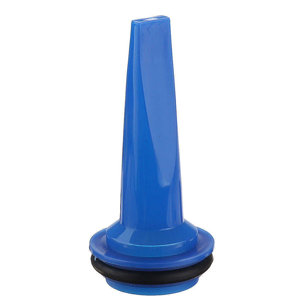 4 stuks lijm nozzle tip platte kop met schort voor pneumatisch lijm soft glas lijm pistool