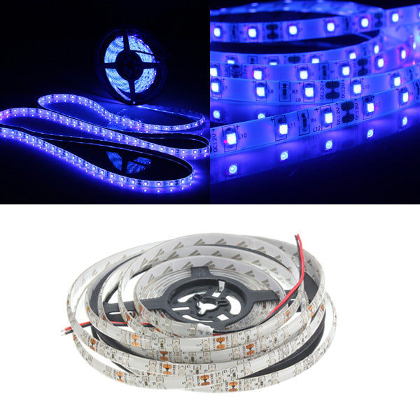 0.5/1/2/3/4/5m smd3528 paars waterdichte led-strip licht blacklight voor indoor outdoor dc12v