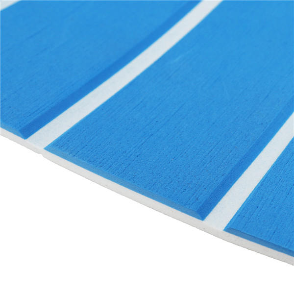 90x240cm blauw met wit eva-schuim teak boot vloerplaat jacht synthetisch teak decking pad