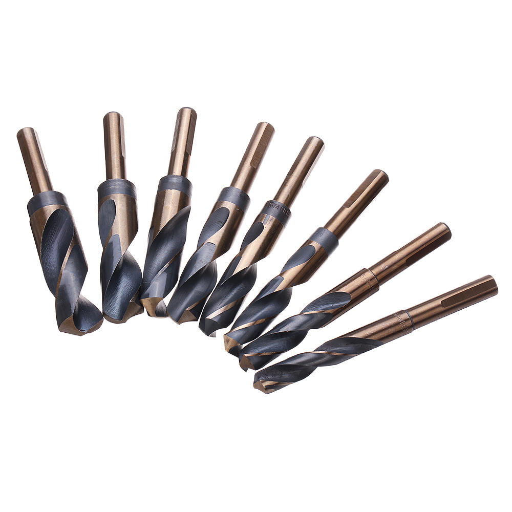 8st 1/2 inch shank hss 4241 spiraalboorset 9/16 tot 1 inch spiraalboor voor hout metaal