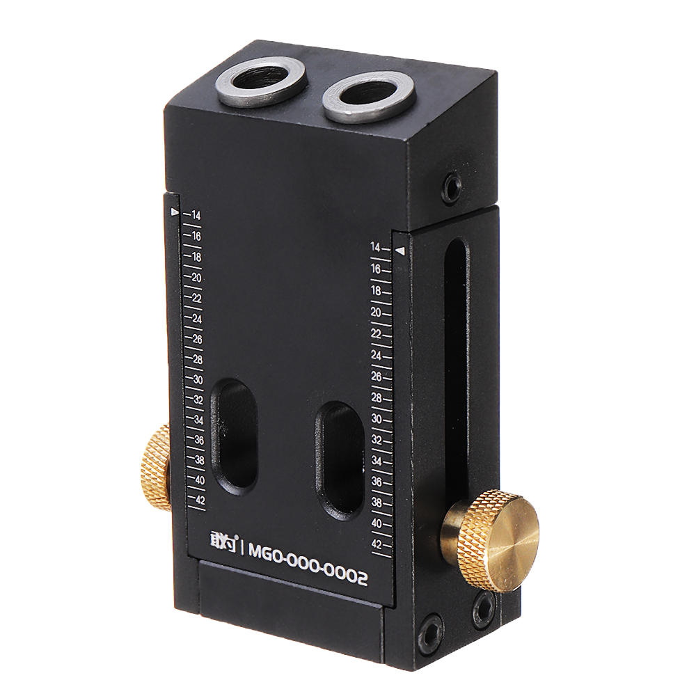 houtbewerking aluminium pocket hole jig 9mm timmerwerk perforator locator hoekboorgeleider met stappenboorset