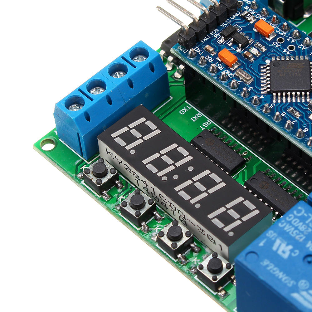 4-kanaals voor pro mini-uitbreidingskaart dhz multifunctioneel vertragingsrelais plc power timing-apparaat: