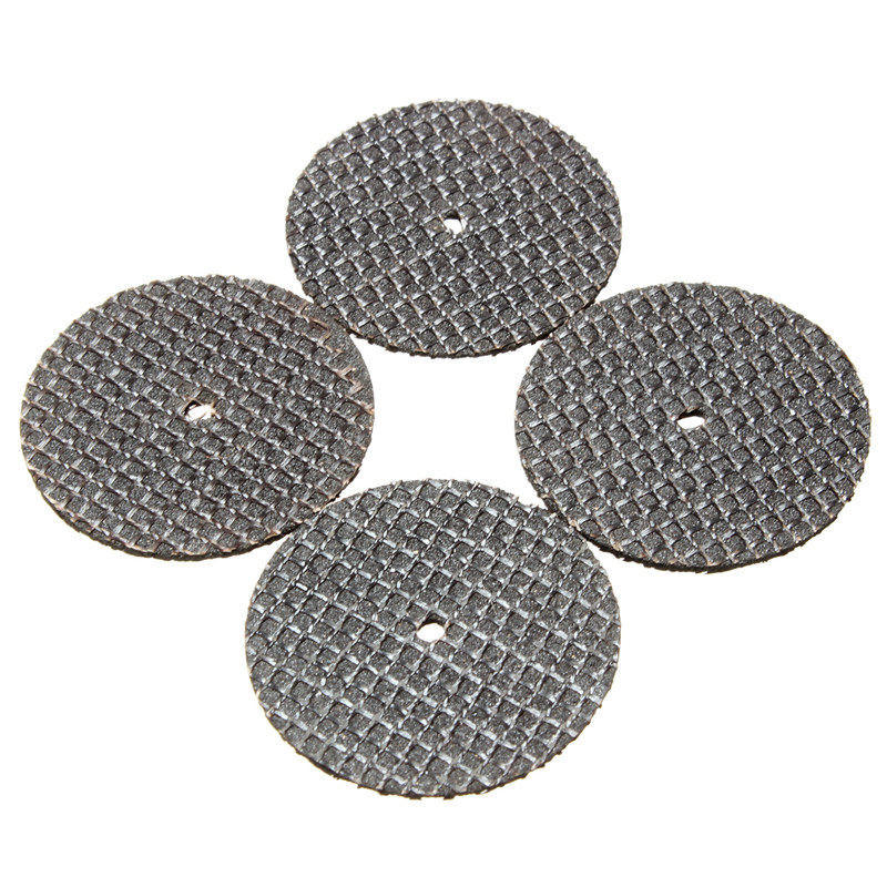 50 stuks zwart snijdende 32 mm wielschijf met 2 doornbits voor dremel roterende gereedschapsset