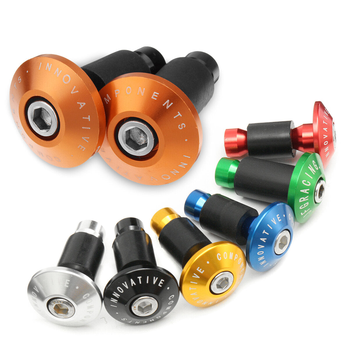 2 stuks 22mm cnc onderdelen weg mtb stuurdop handgrepen bar end pluggen