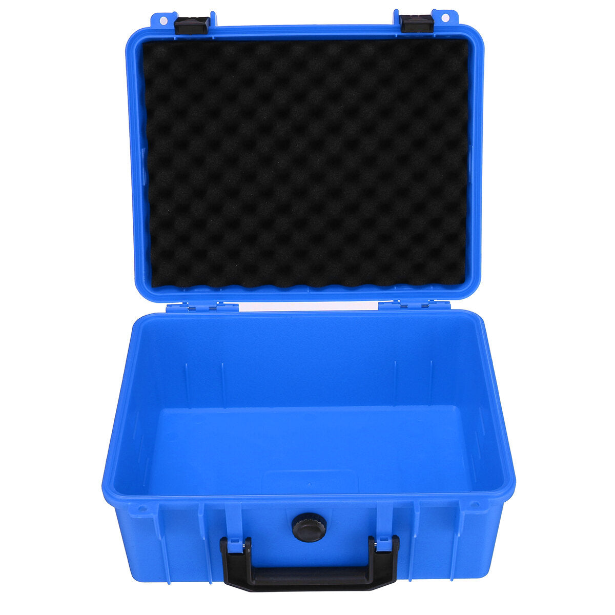 1 stuks rood/zwart/blauw/geel plastic gereedschapskist waterdichte gereedschapskist anti-shock bescherming kluis;