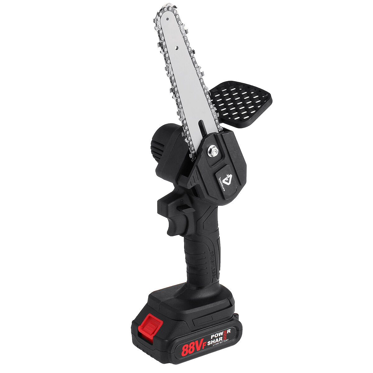 88vf 6 inch draadloze elektrische kettingzaag kettingzaag houtbewerking tool w/geen/1pc/2 stuks batterij voor makita batterij