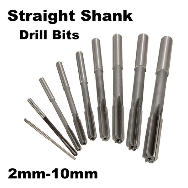 hss straight shank machine reamer h7 boor bit 2/3/4/5/6/7/8/9/10mm