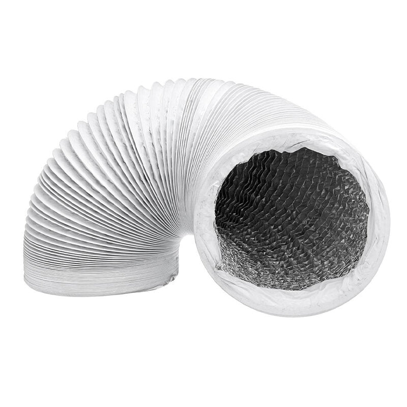 4 inch diameter pvc aluminiumfolie dubbellaagse rookbuis 4.92-26.25ft flexibele uitlaatopening telescopische slang