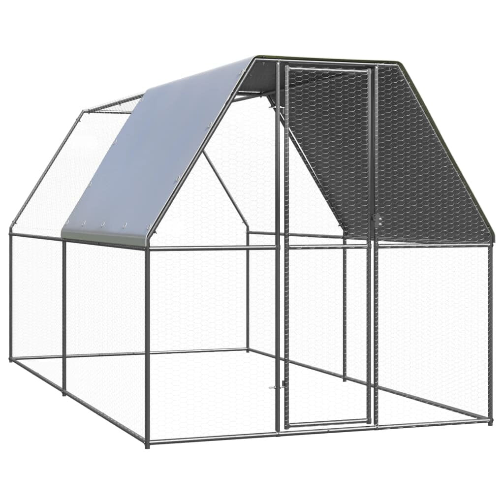 buiten kippenkooi 6.6 inch x13.1 inch x6.6 inch  gegalvaniseerd staal