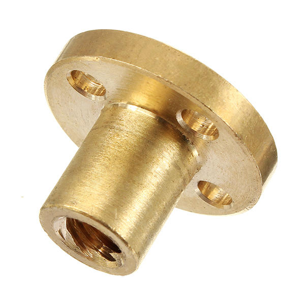 t6 2mm pitch koperen schroef moer messing moer voor stappenmotor 6mm draad lood schroef cnc onderdelen: