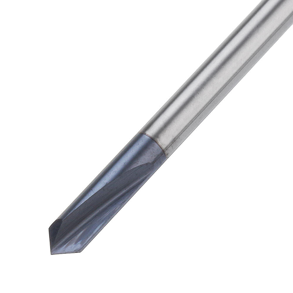 2 fluiten 90 graden 2-12 mm hardmetalen afschuinfrees end mill hrc45 frees