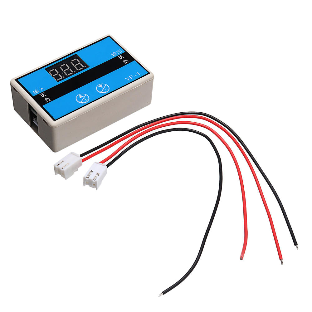 yf-01 dc overstroomuitschakelbeveiliging protectordetectie voor motorblokkades en stops rotatiestroombewaking 0.01-9.99a met digitaal display