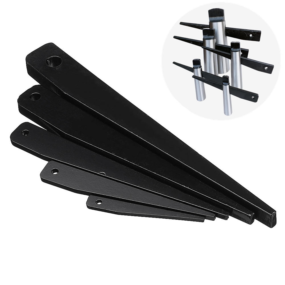5 stuks morseconus ejector drift key schuine ijzer voor boorkop mouw morseconus adapter: