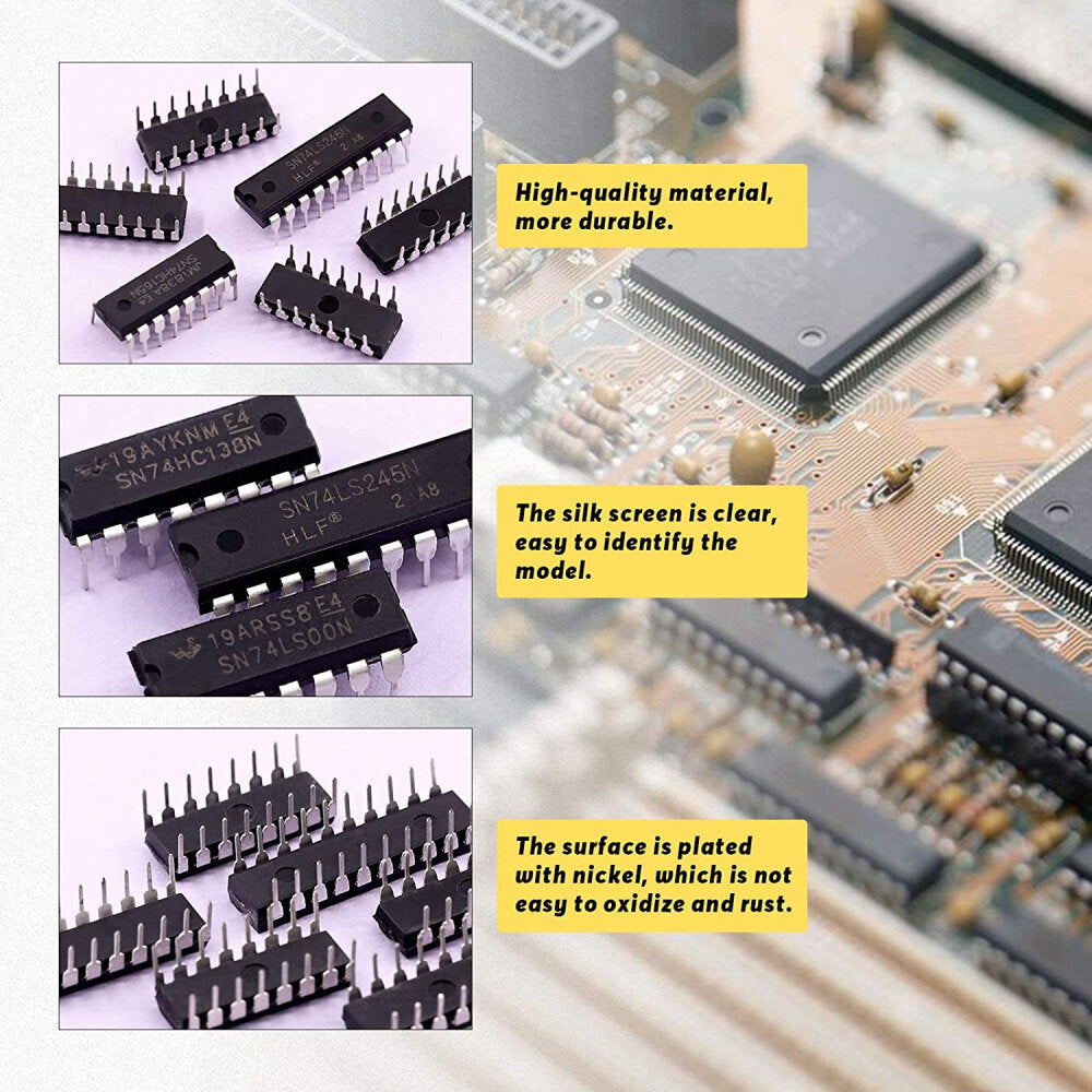 40 stuks 20 verschillende typen 74hcxx- en 74lsxx-serie l0gic ic-assor ...