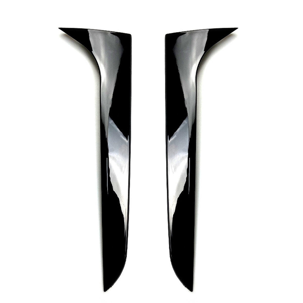 2 stuks auto achterruit zijspoiler spoiler wing canard canards splitter voor audi a4 b8 allroad avant 2009-2016
