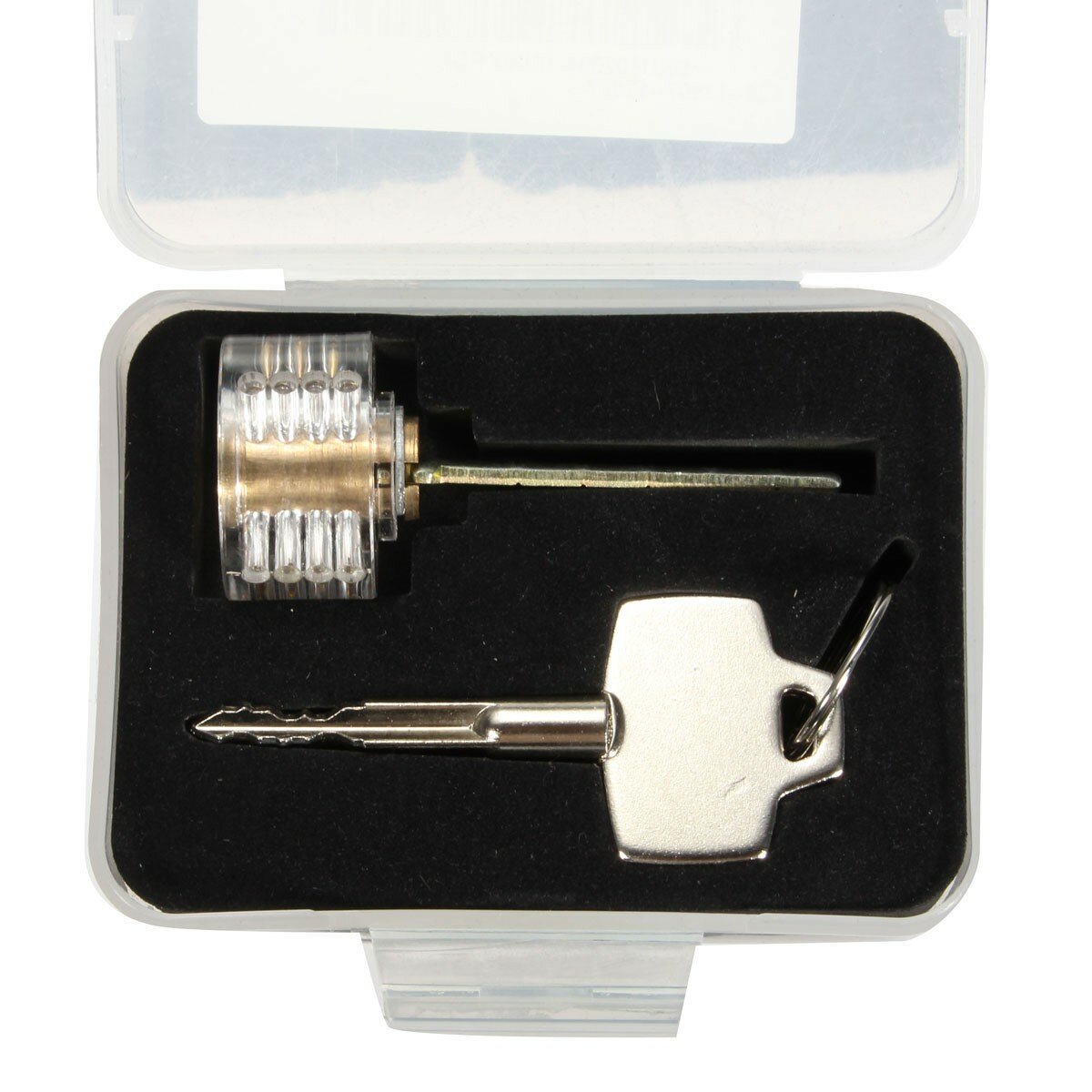 6.2x2.8 cm transparante metalen slotenmaker transparante praktijk cross lock