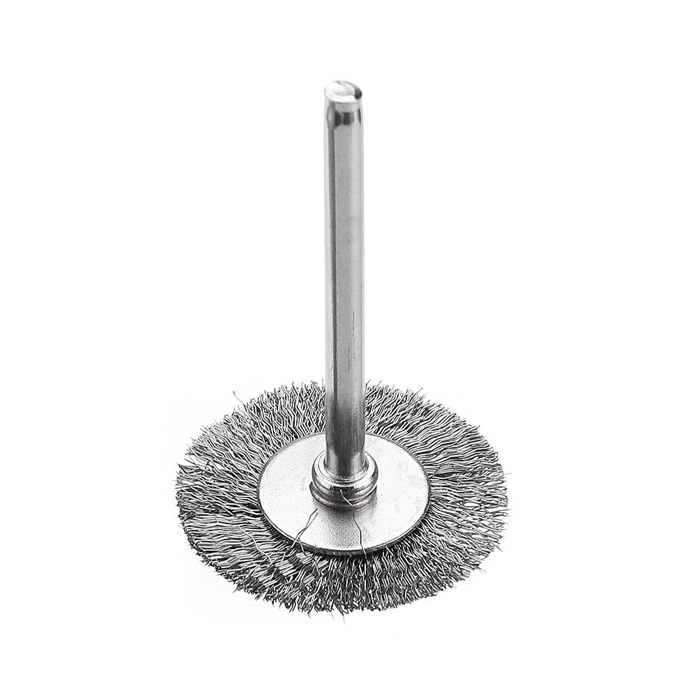 9 stuks rvs draadborstel set cleaner polijstborstels bekerwiel voor dremel rotary tool