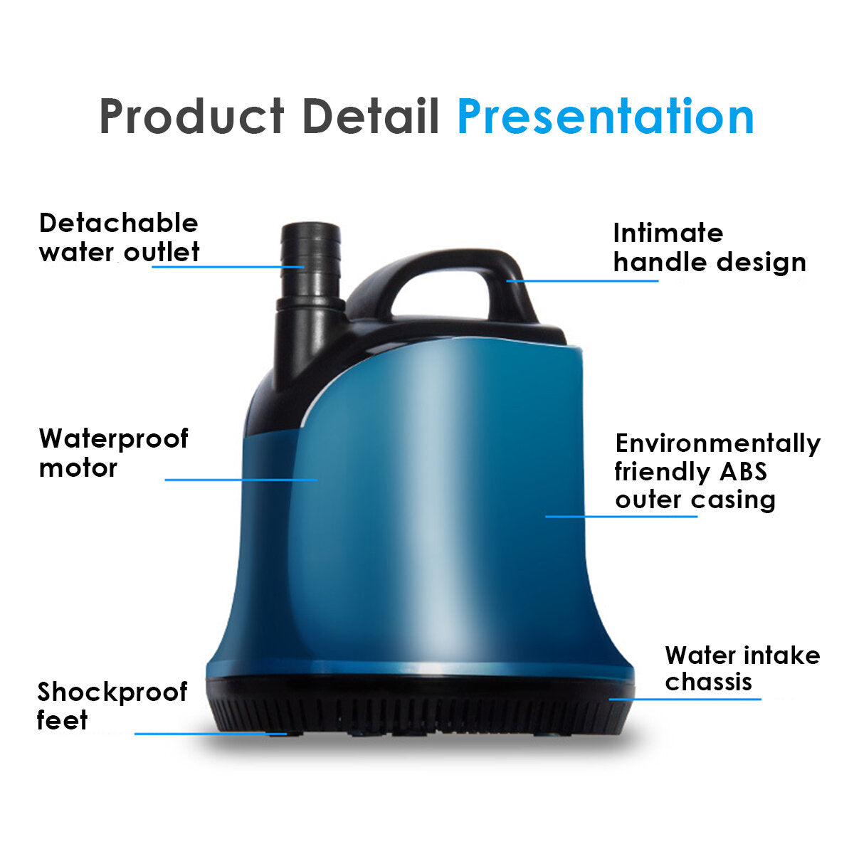 7w 10w 35w 55w 80w 110w waterpomp hydrocultuur vijver fontein dompelpompen powerhead vis aquaria tank