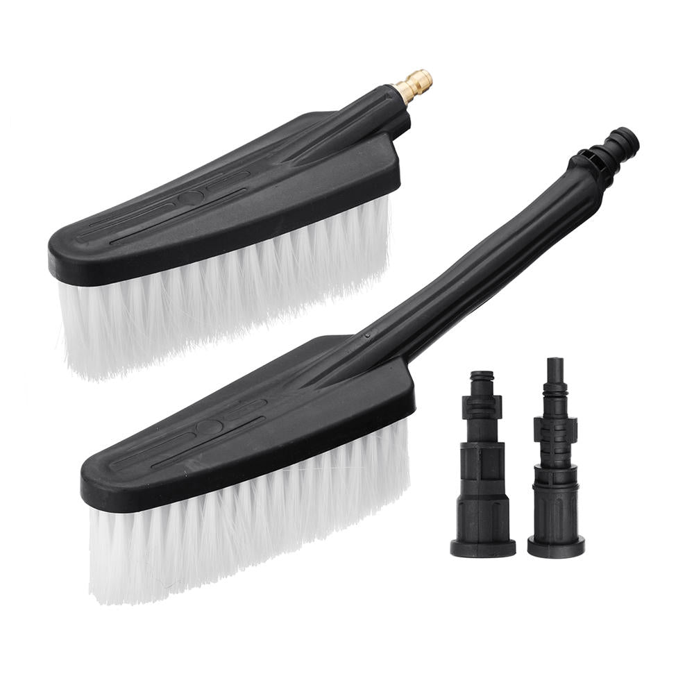 hoge druk driehoeksborstel & adapter voor autowasmachine bosch s7 / black decker s4