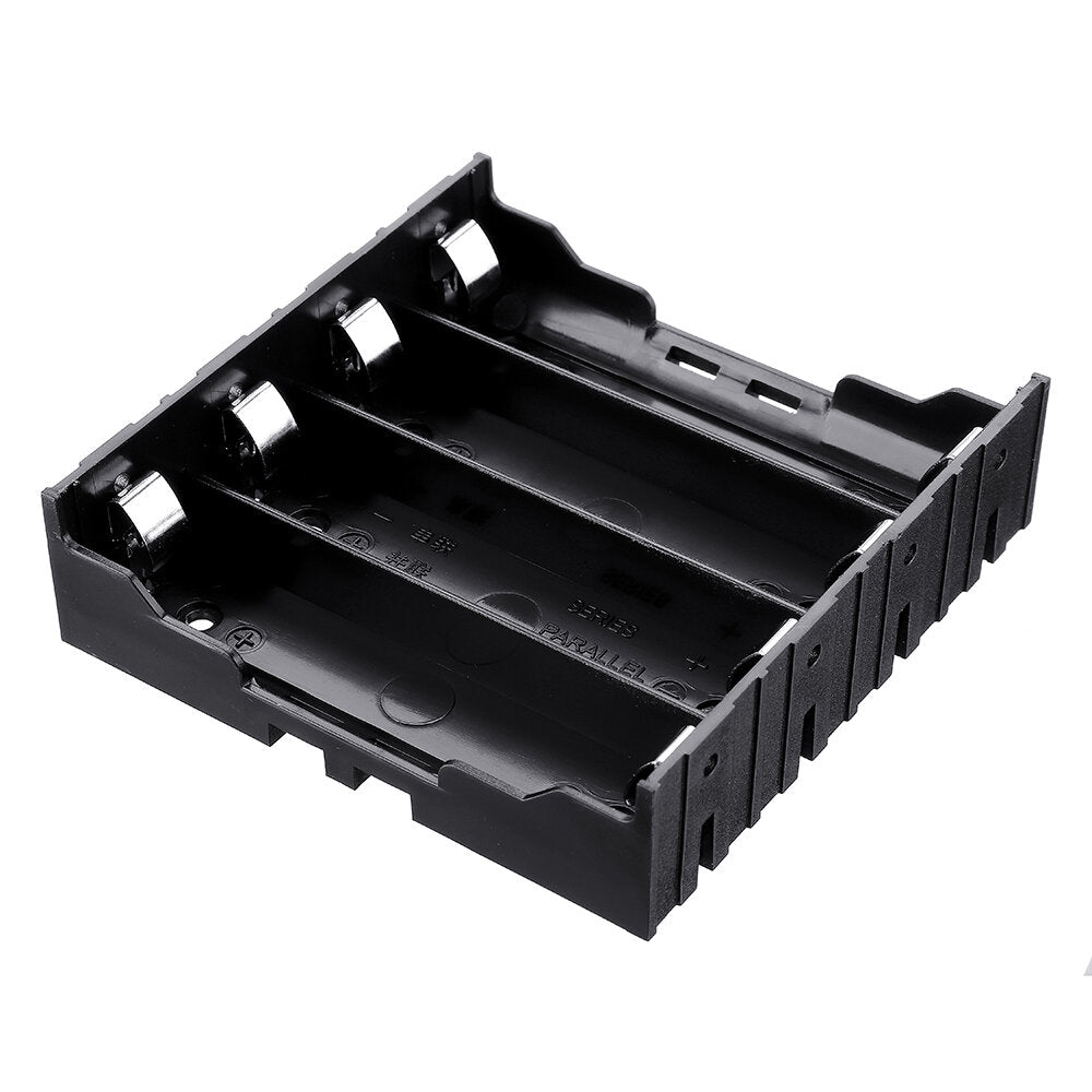 4 slots 18650 batterijhouder plastic behuizing opbergdoos voor 4 * 3.7v 18650 lithiumbatterij met 8-pins