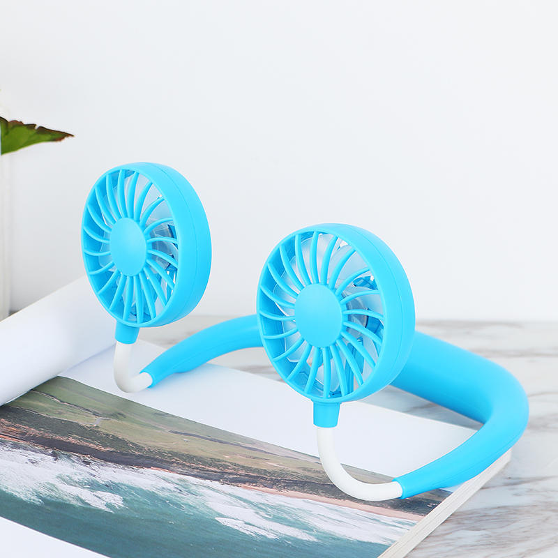 usb-nekbandventilator 2e aromatherapie handenvrije persoonlijke ventilator mini-hals dubbele ventilatoren draagbare draagbare miniventilator