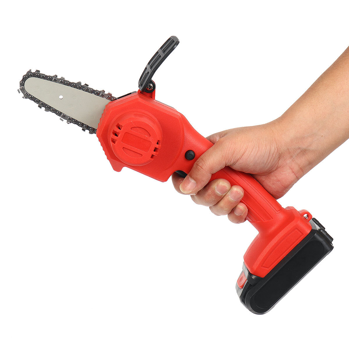 1600 w 21 v 4 inch oplaadbare elektrische kettingzaag handheld houtbewerkingssnijder met 1/2 stuks batterij