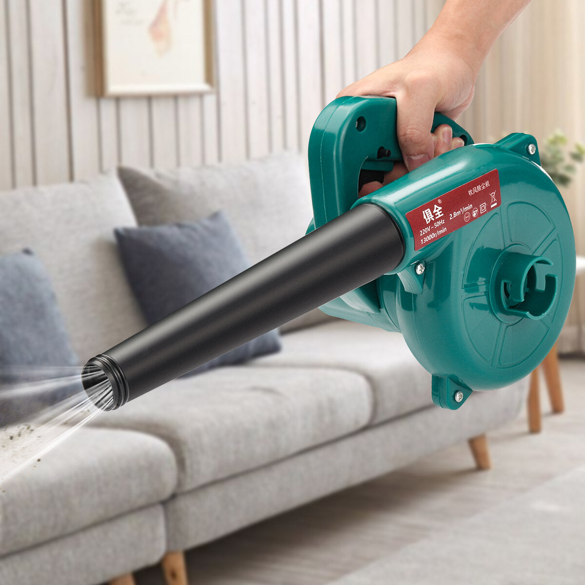 1000w elektrische luchtblazer veegmachine vacuüm stofreiniger handheld bladblazer reinigingsgereedschap