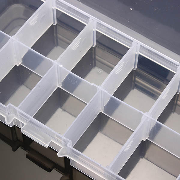 10/24 grid multifunctionele opbergdoos verstelbare gereedschapskoffer voor rotary tool accessoires