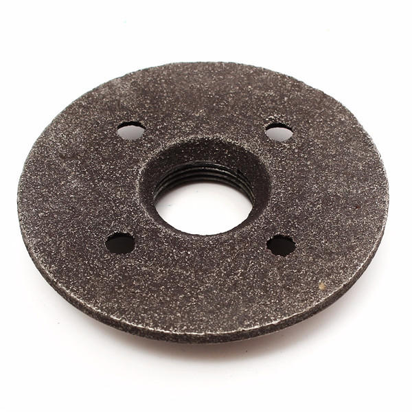 3/4 inch zwart smeedbaar ijzer vloer flens fitting pijp npt antieke muur flens seat