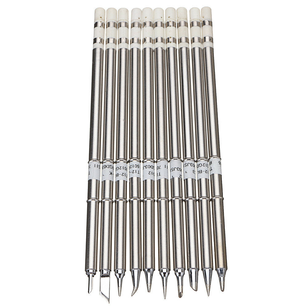 10 stuks t12 soldeerbouttips set voor hakko fx951 fx952