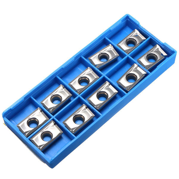 10 stuks apkt1604pdfr-ma3 h01 carbide insert draaigereedschaphouder insert gebruikt voor aluminium koper