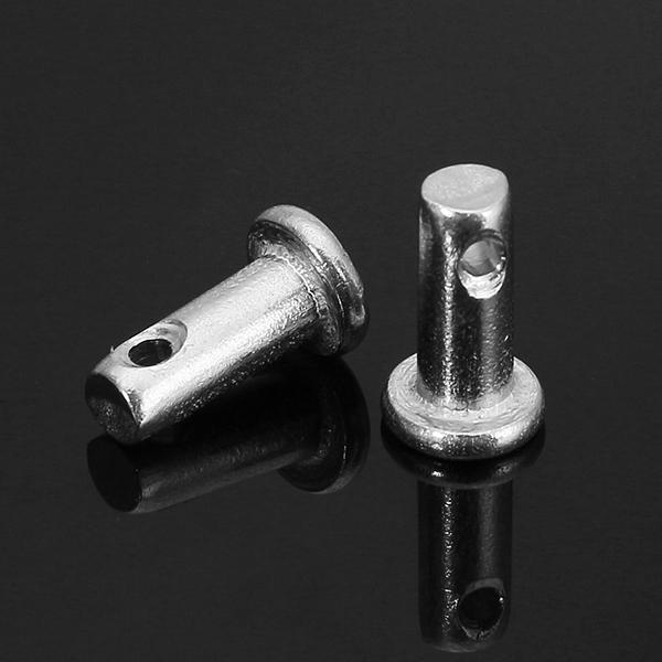 10 stuks gb882 m3x10/m4x10 lokaliseerpen 304 rvs cilindrische pin platte kop met gat