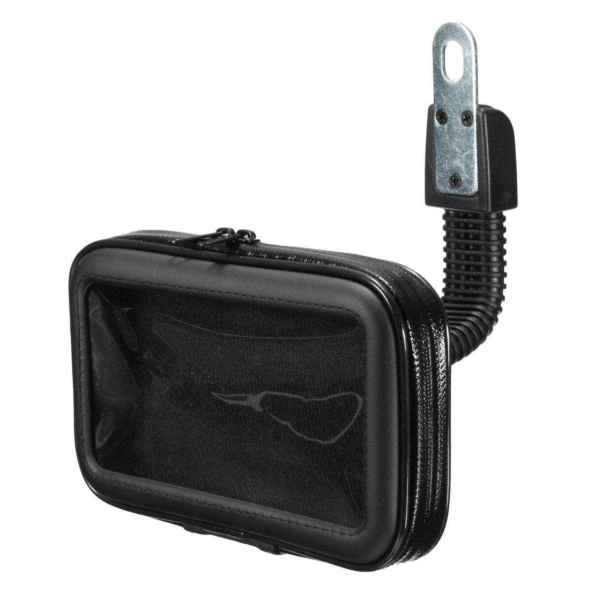 6inch waterproof phone holder gps case motorcycle rear view mirror mount