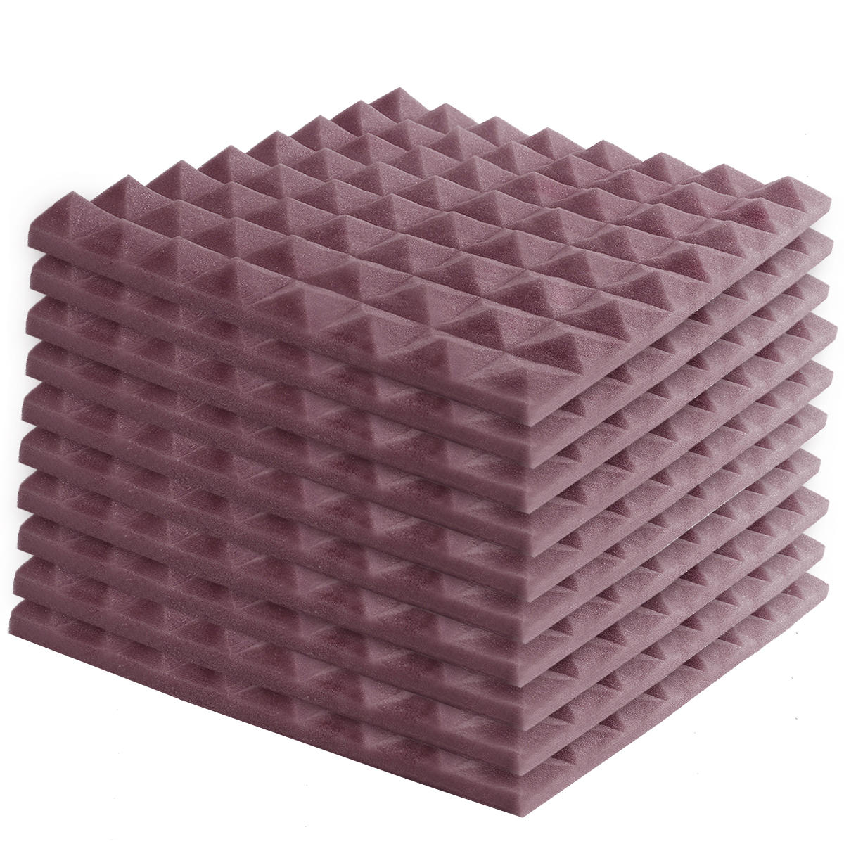 6 stuks akoestisch schuim behandeling geluiddicht geluidsabsorberende lawaai spons studio kamer absorptie wedge tegels schuim