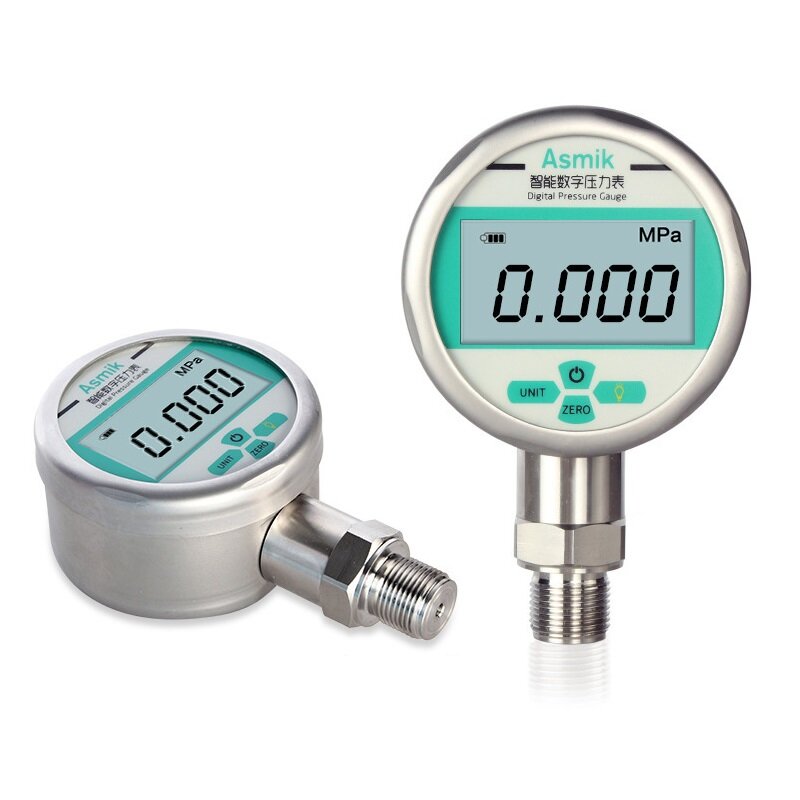 -100kpa-100kpa/0-1.6mpa/0-5mpa negatieve digitale manometer rvs precisie watermanometer hydraulische schokbestendige vacuüm manometer