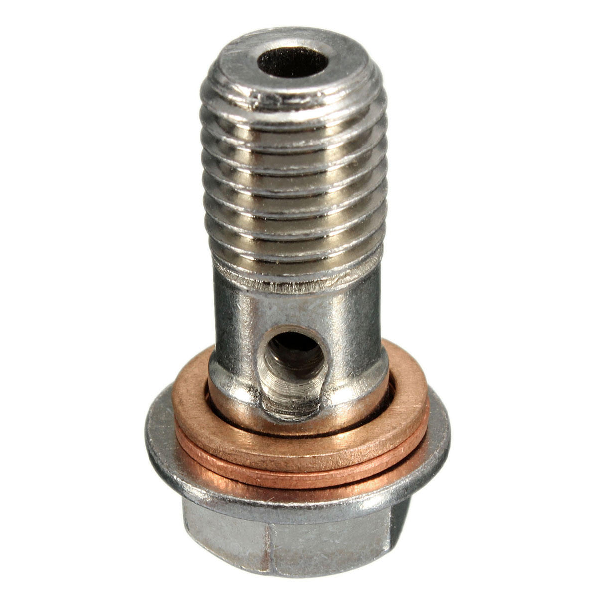 10mm m10x1.25 chrome banjo bout remklauw master cilinder montage