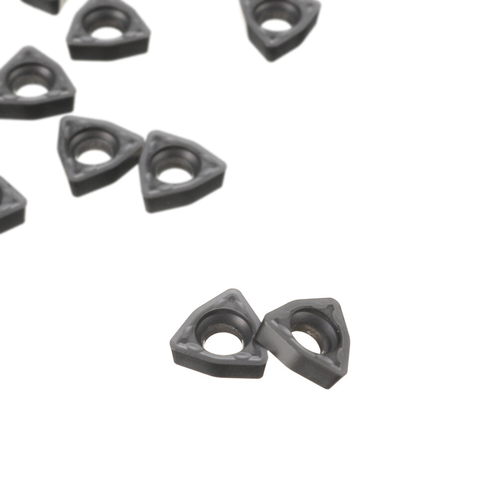 veisja 10 stuks carbide vierkant of driehoek blade u-vormige diepgat boor blade gewelddadige boor blade voor draaibank