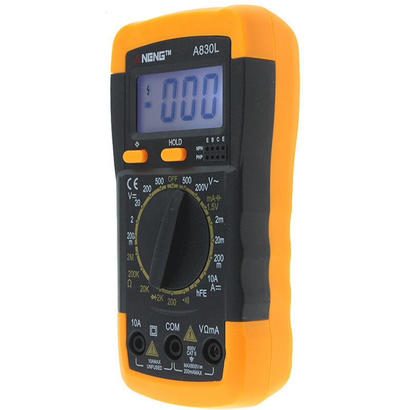 aneng a830l digitale multimeter dc ac-spanning diode freguency transistor tester
