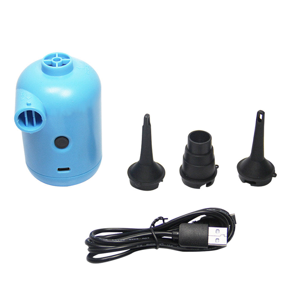 elektrische luchtpomp ht-426 dc 5v draagbare usb-connector peddel rubberboot slaapbank drijvende rij opblaasbare pomp
