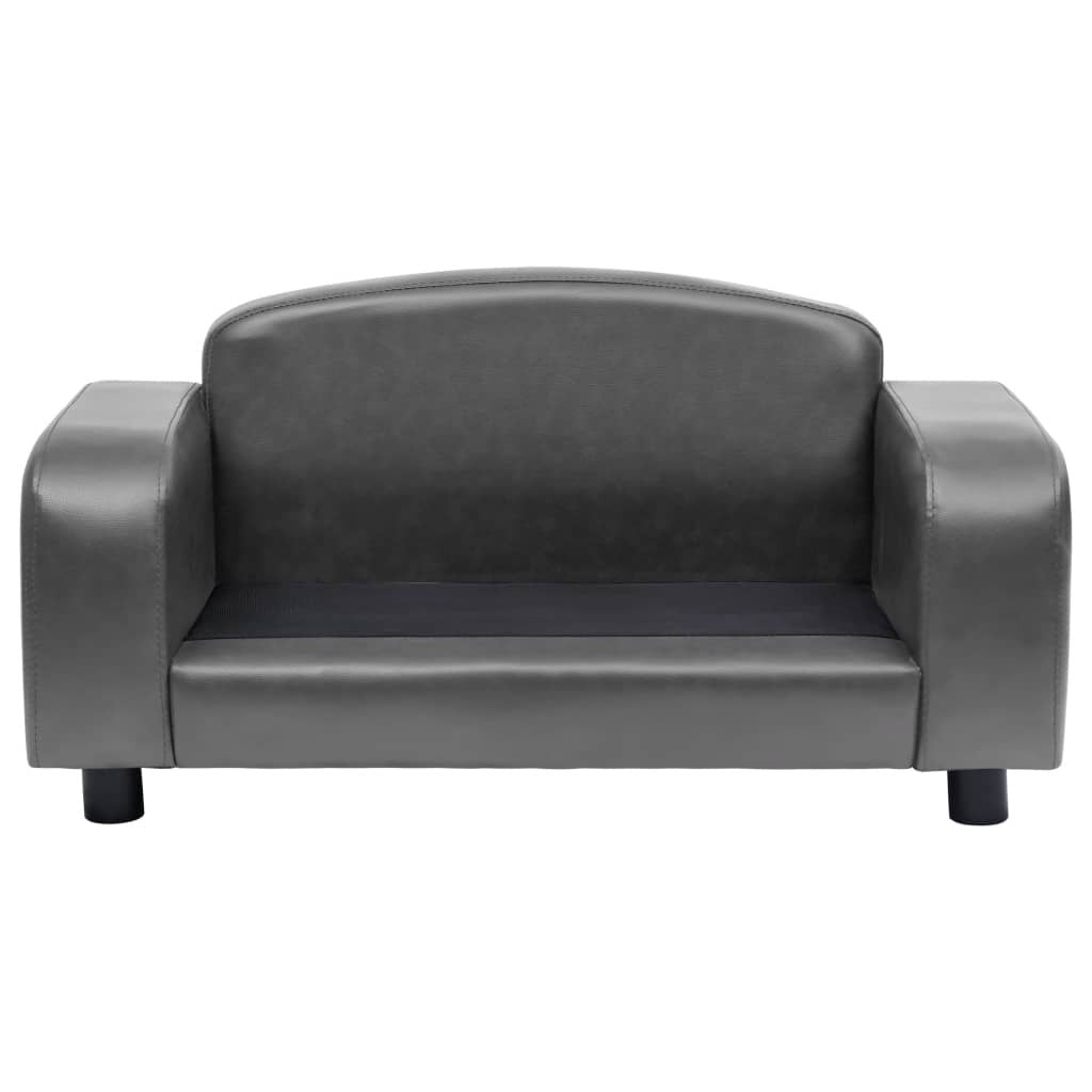 hondenbank grijs 31.5 x19.7 x15.7 kunstleer