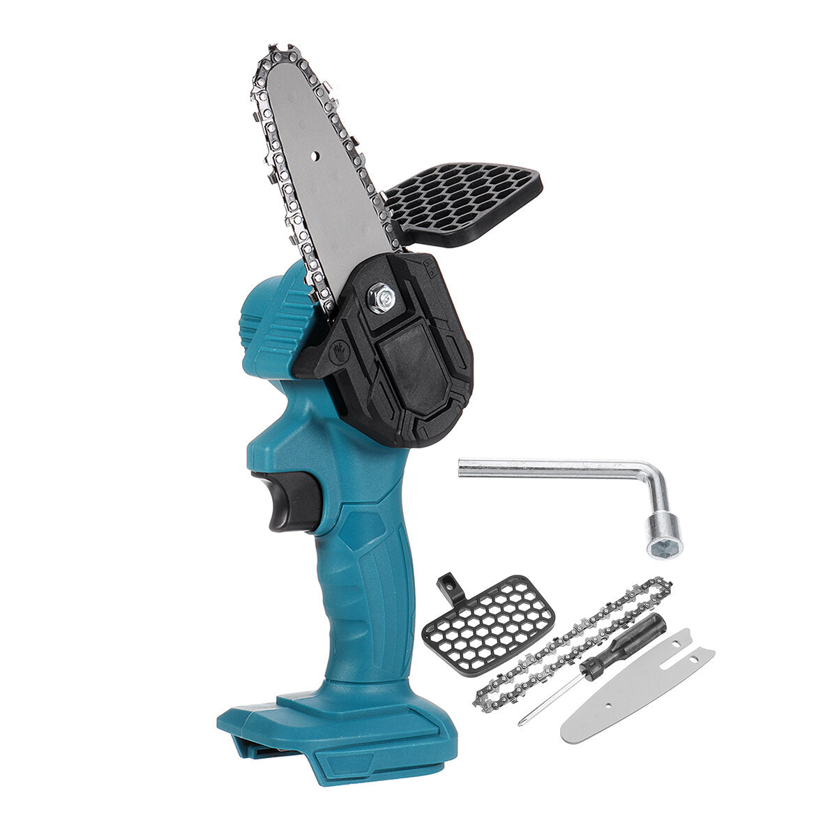 4 inch 800 w 48vf elektrische kettingzaag draagbare handheld houtsnijder houtbewerking snijgereedschap w / geen / 1 st / 2 stuks batterij amerikaanse stekker