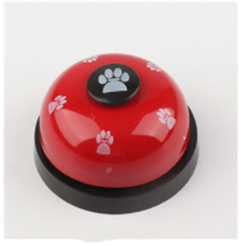 huisdier druk jingle hond kat trainer huisdier intelligentie speelgoed voetafdrukken druk klokken hond pootafdrukken ringer
