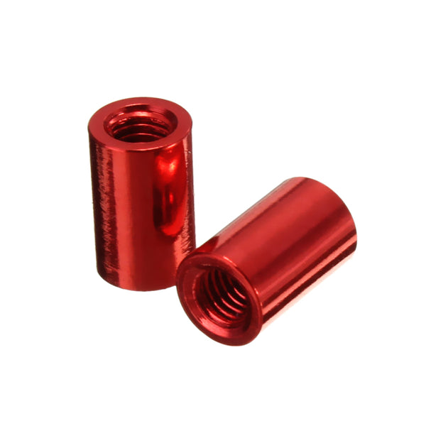 m3ar1 m3 aluminiumlegering uitstekende studs 8-35mm rode ronde pcb board spacers standoffs 10pcs